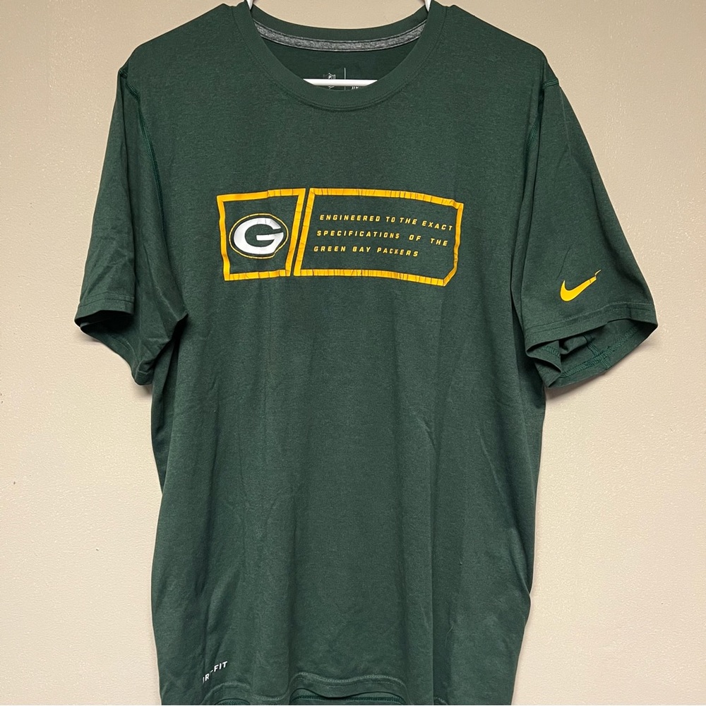 Green Bay Packers Nike Dri-fit T-Shirt Size Large